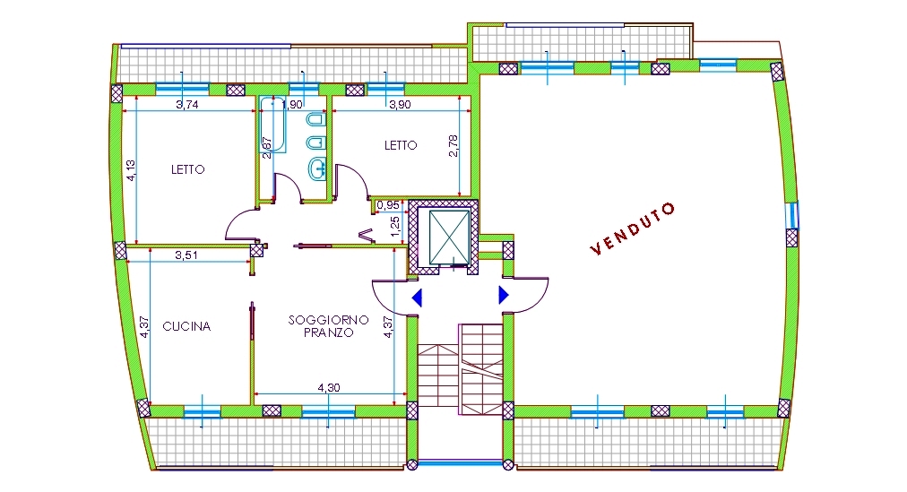 APPARTAMENTI PIANO 1° - 2° - 3°